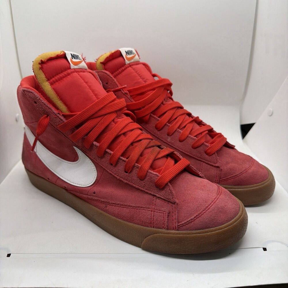 Nike Blazer Mid '77 Suede High Top Red Gum CI1172-600 Men's Size 13 Sneakers